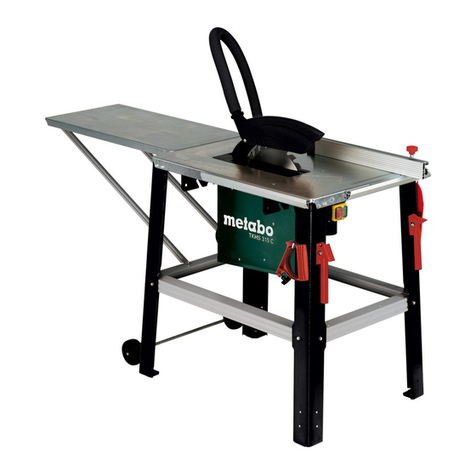 Metabo TKHS 315 C User manual