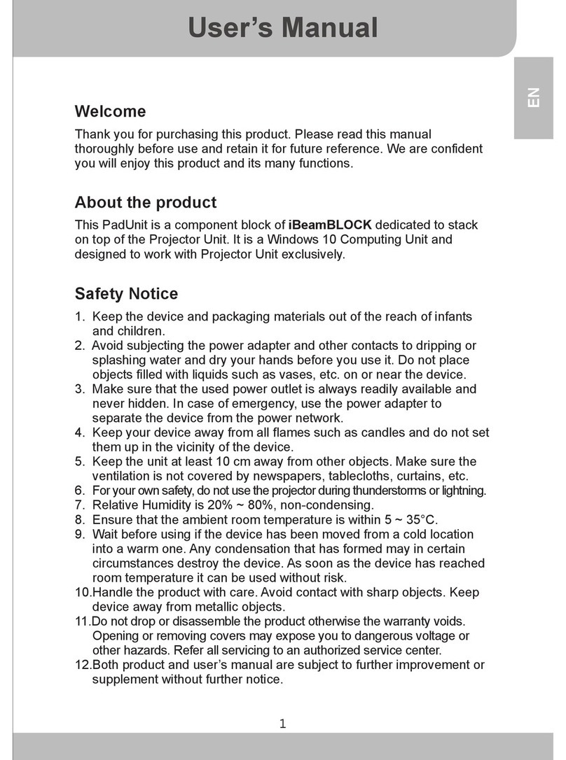 AIPTEK iBeamBlock Pad Unit user manual