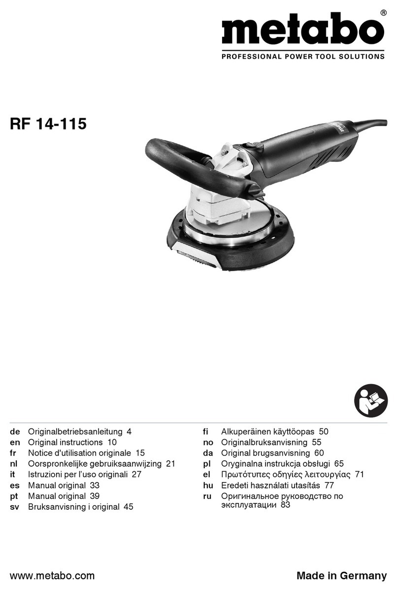 Metabo RF 14-115 Original instructions