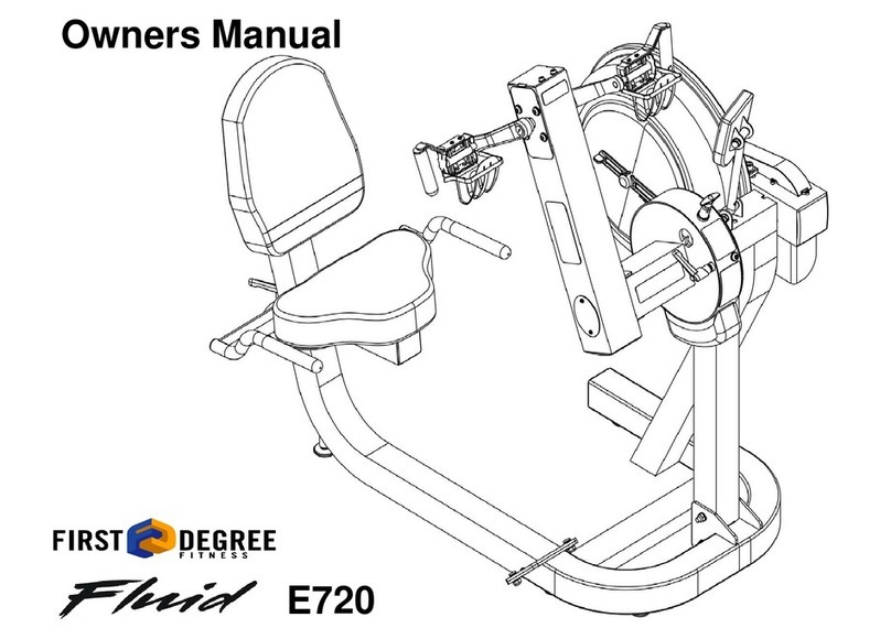 First Degree FLUID E720 owner's manual