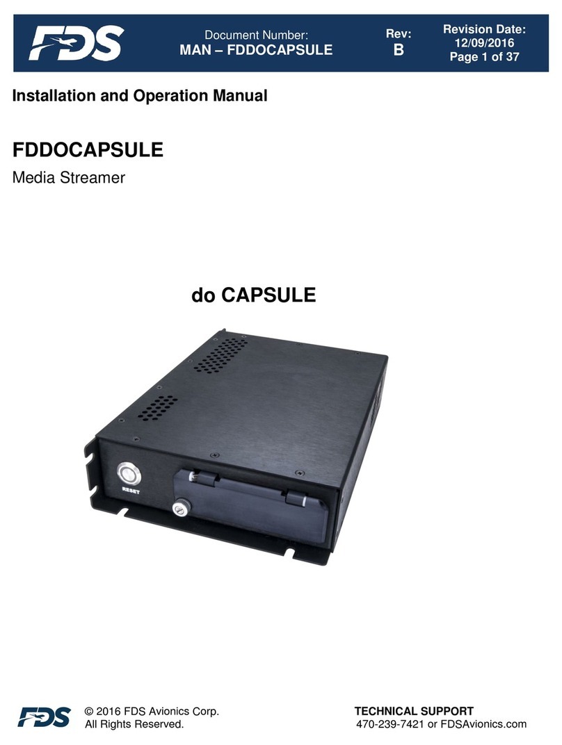 FDS FDDOCAPSULE Installation and operation manual