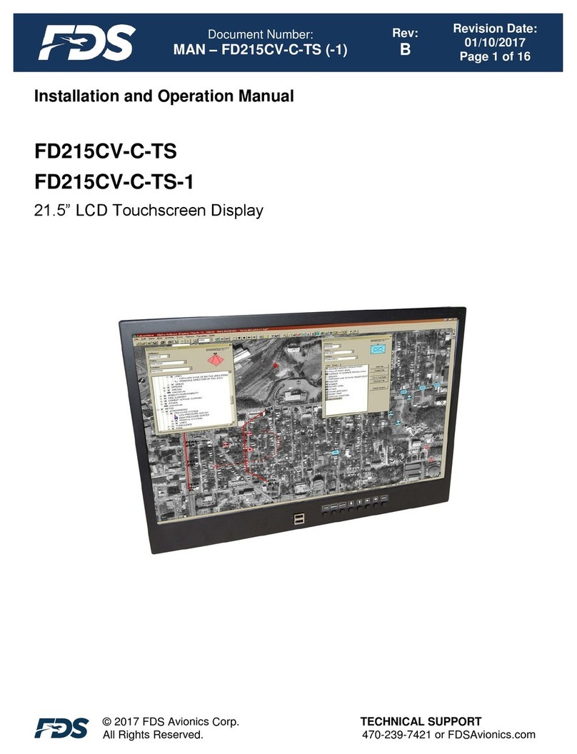 FDS FD215CV-C-TS Installation and operation manual