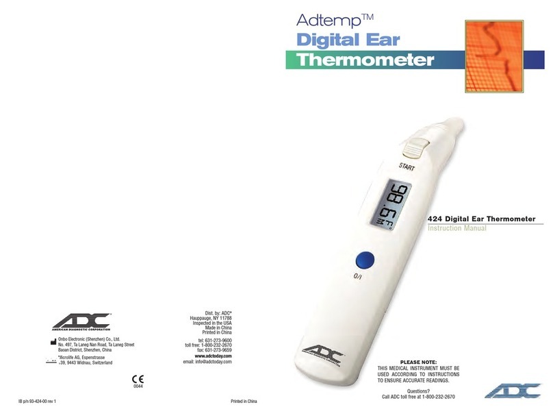 ADTEMP 424 instruction manual