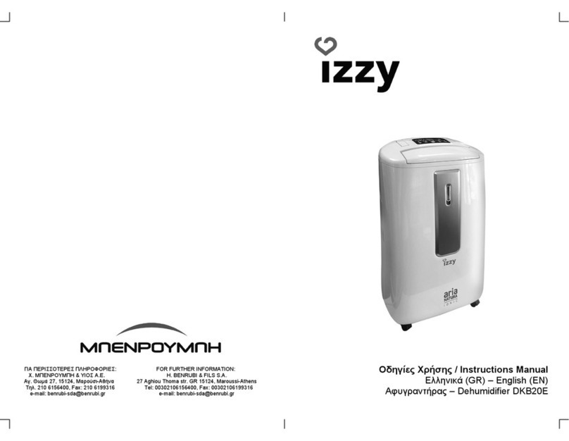 izzy DKB20E instruction manual