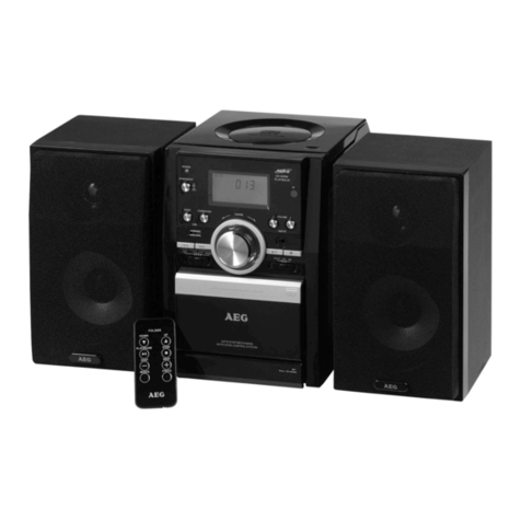 AEG MC 4432 CD User manual