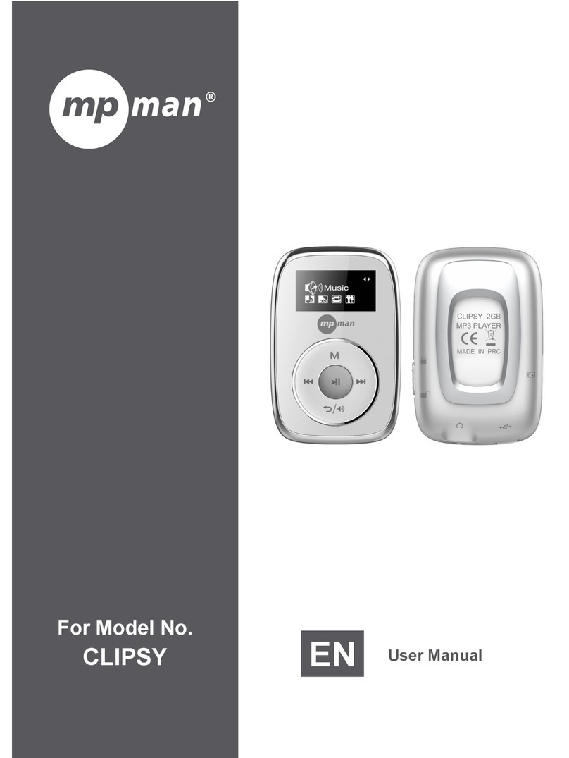 MP-Man CLIPSY User manual