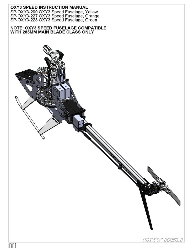 Oxy Heli OXY3 SPEED User manual