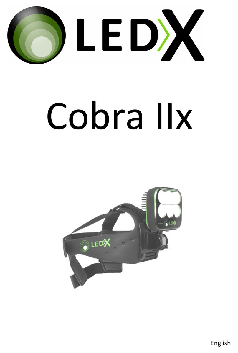LEDX Cobra IIx User manual