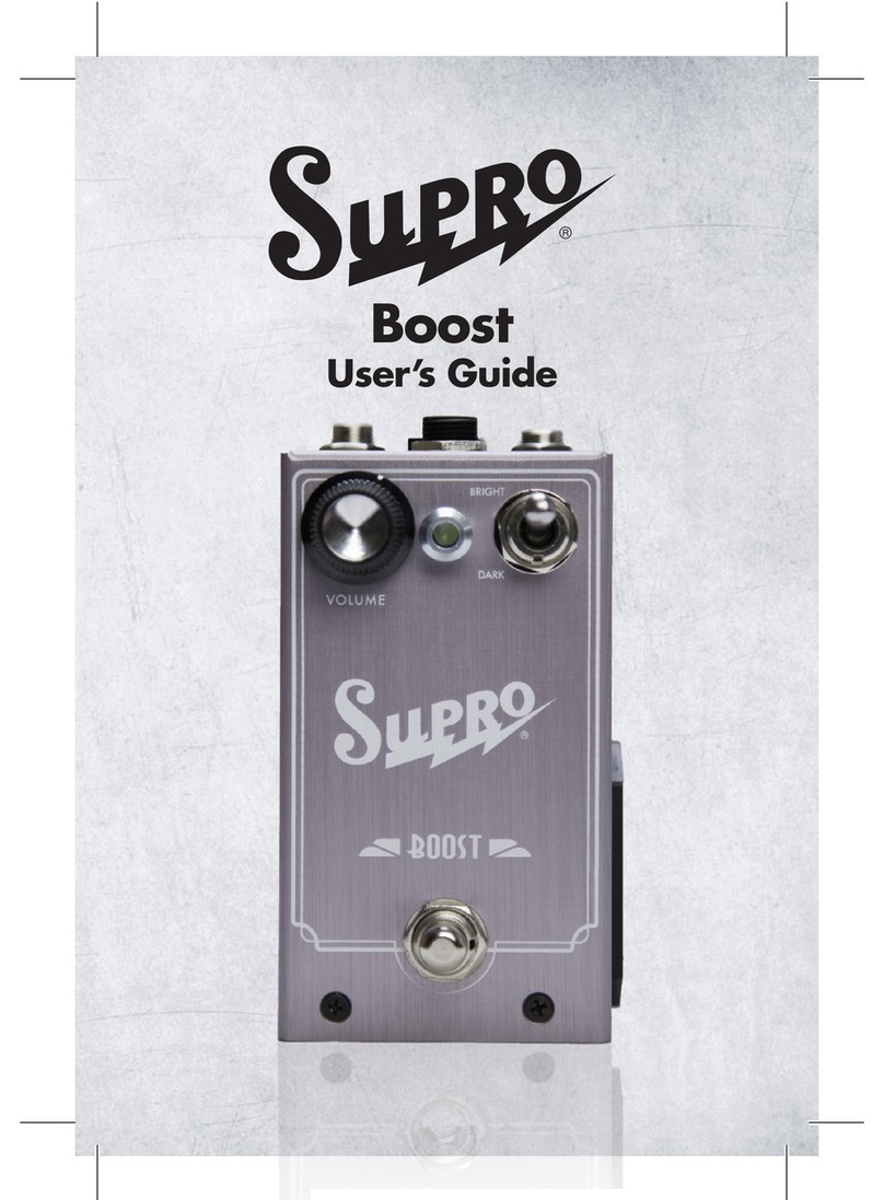 SUPRO BOOST user guide