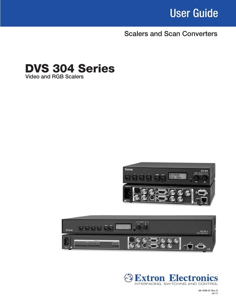 Extron electronics DVS 304 Series user guide