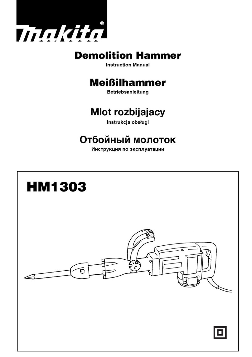 Makita HM1303 instruction manual