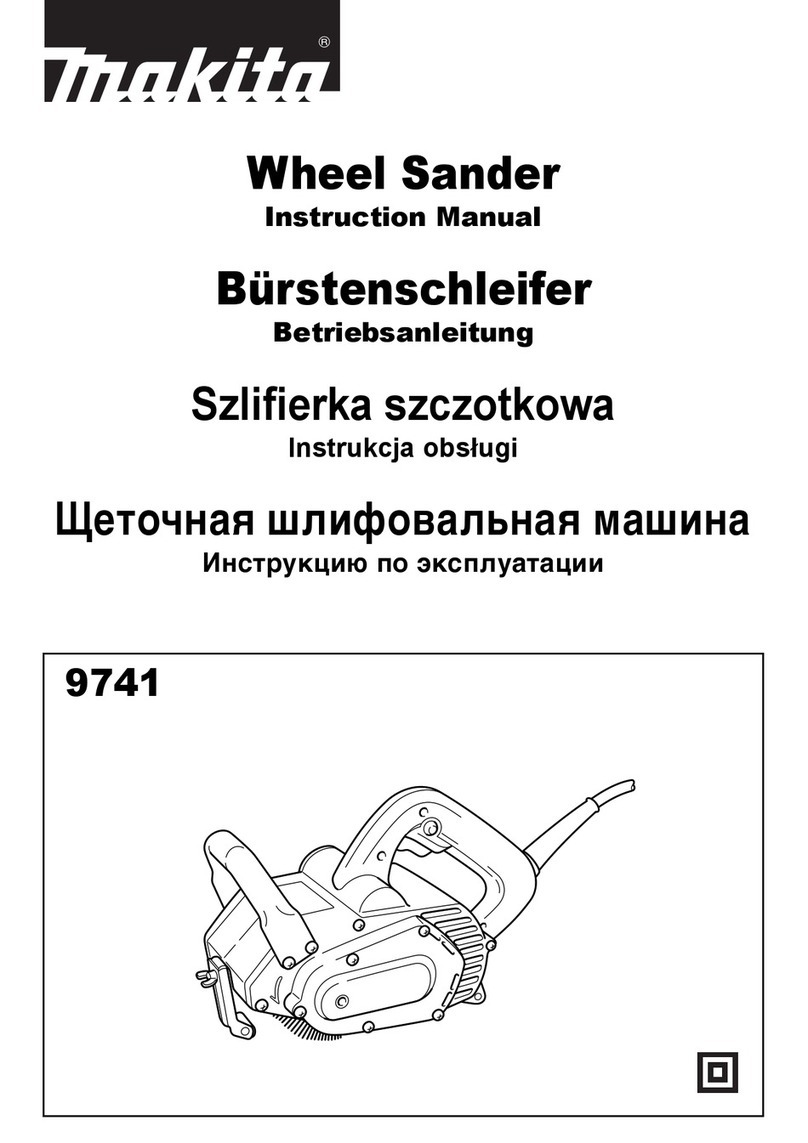 Makita 9741 instruction manual