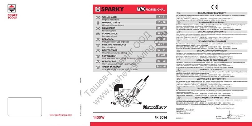 Sparky Group FK 3014 Operation instructions