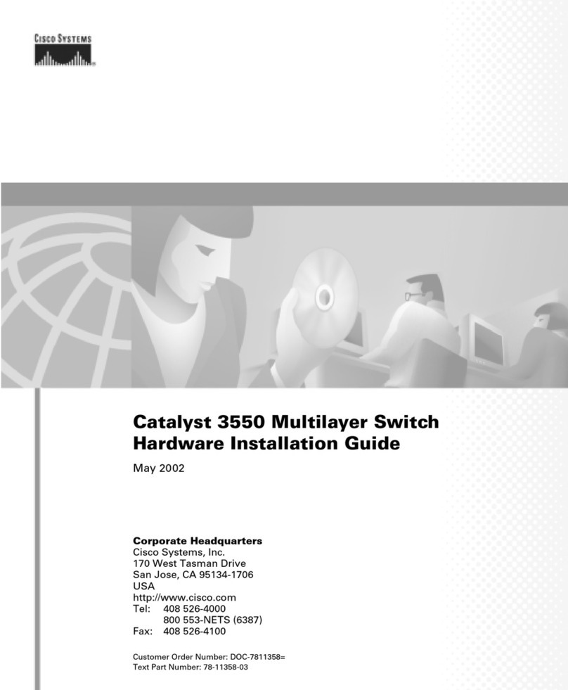 Cisco Catalyst 3550 User manual Cisco Catalyst 3550 User manual
