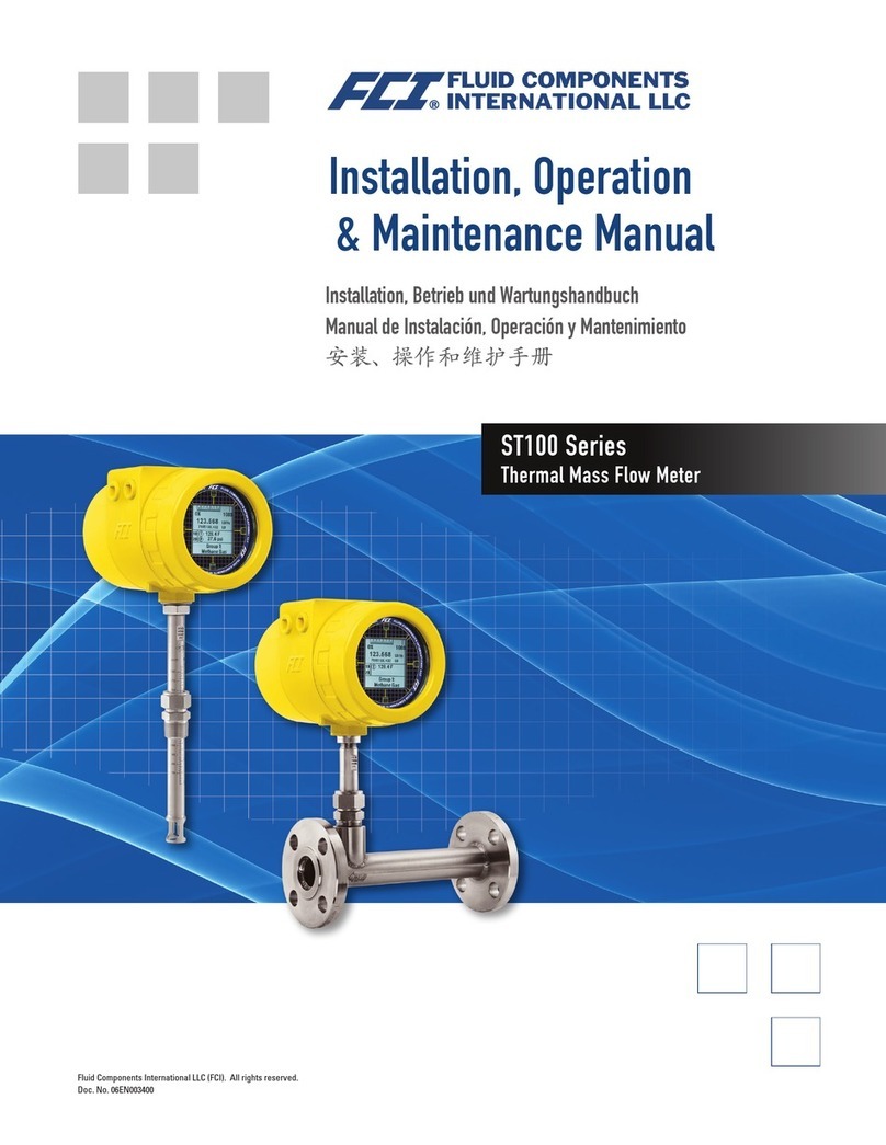 FCI ST100 series Installation, operation & maintanance manual