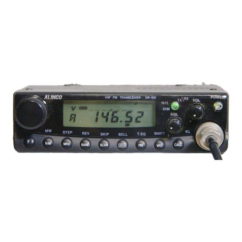 Alinco DR-150T User manual
