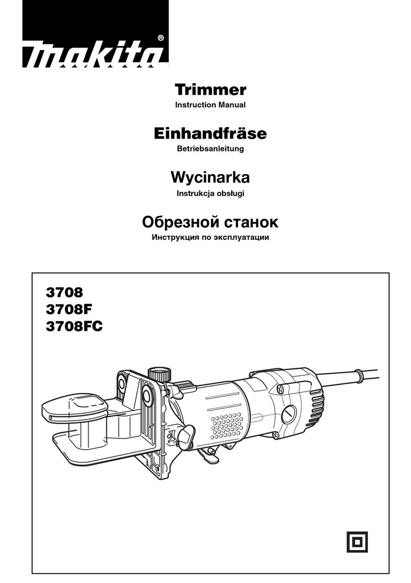 Makita 3708 User manual