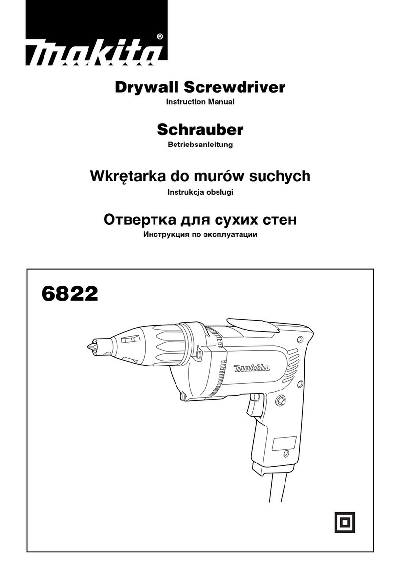 Makita 6822 User manual Makita 6822 User manual