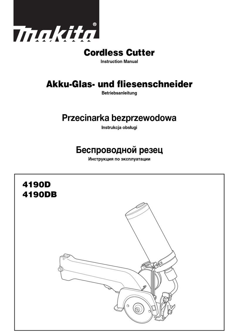 Makita 4190D instruction manual