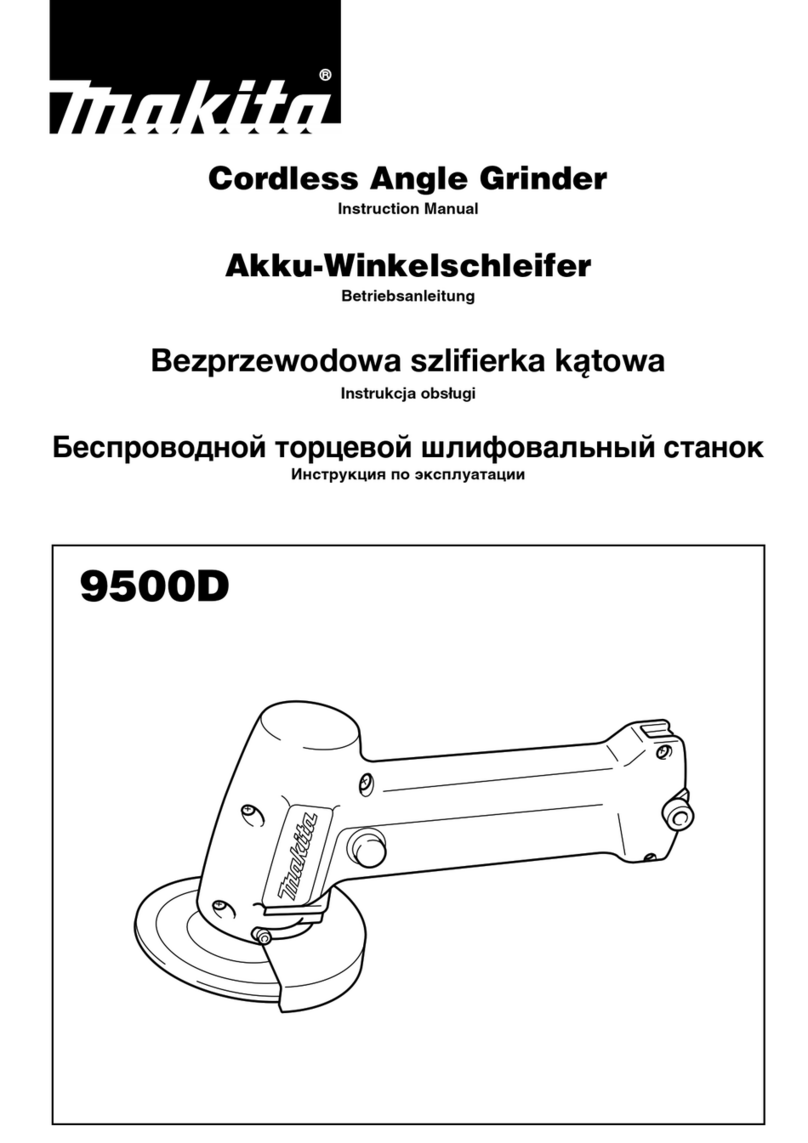 Makita 9500D instruction manual