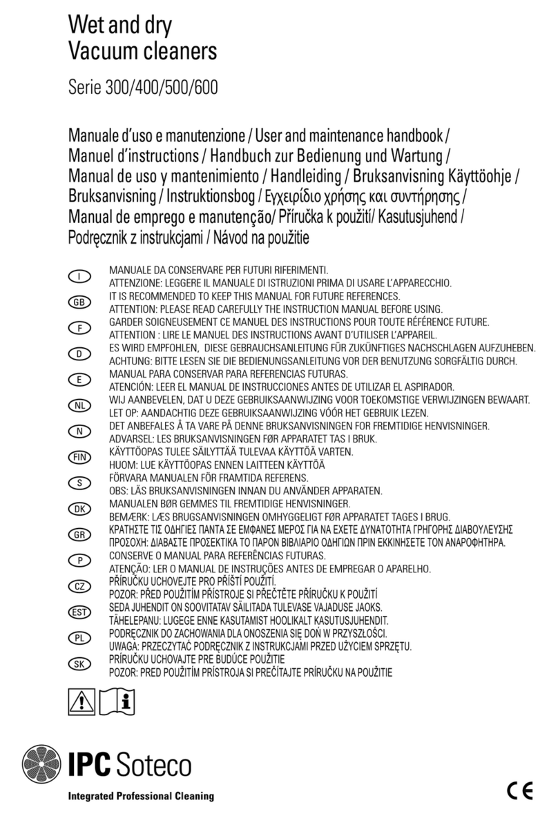 IPC Soteco 300 Series User and maintenance handbook