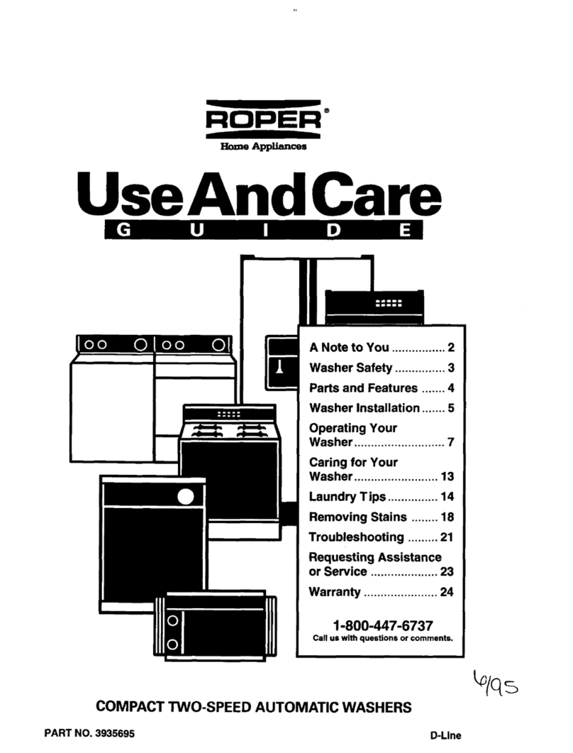 Whirlpool LCR5232DQ0 Use and care guide