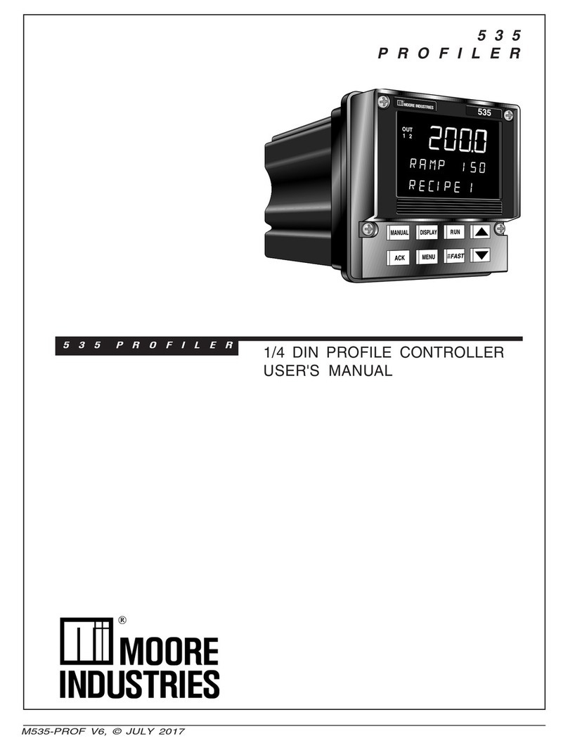 Moore 535 PROFILER user manual