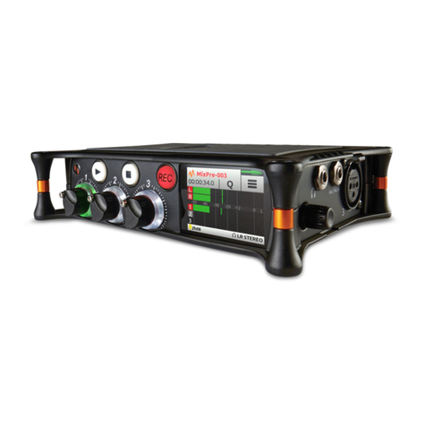 Sound Devices Kashmir MIXPRE-3 II User manual