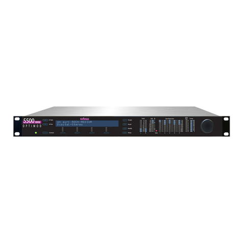 Orban OPTIMOD-FM 5500 operating manual