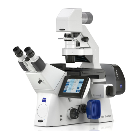 Zeiss AxioObserver D1 User manual Zeiss AxioObserver D1 User manual