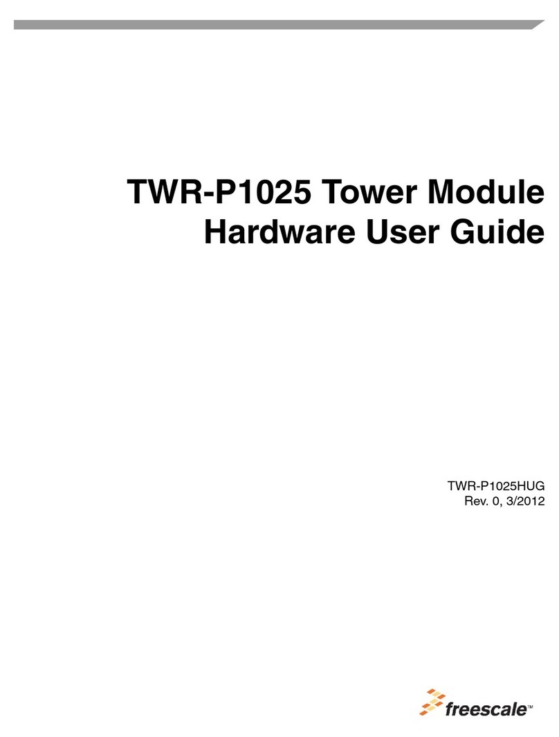 Freescale Semiconductor TWR-P1025 Installation manual Freescale Semiconductor TWR-P1025 Installation manual