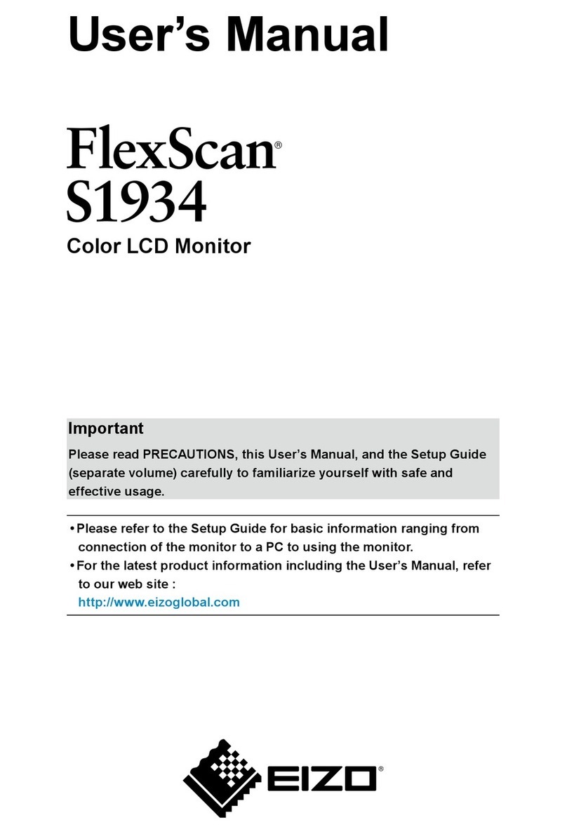Eizo FlexScan S1934 User manual