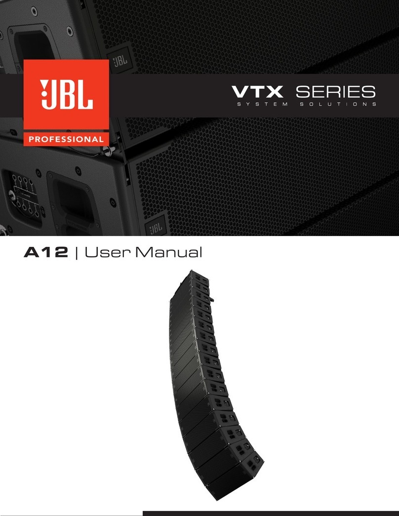 JBL VTX A12 user manual