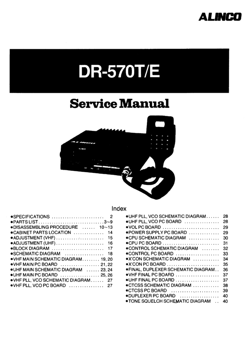 Alinco DR-570T/E User manual