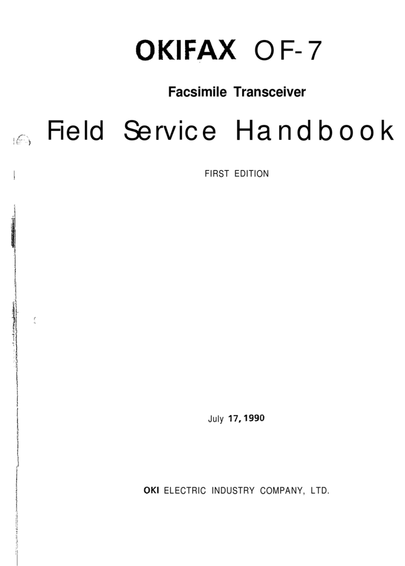 OKIFAX OF-7 Field service handbook