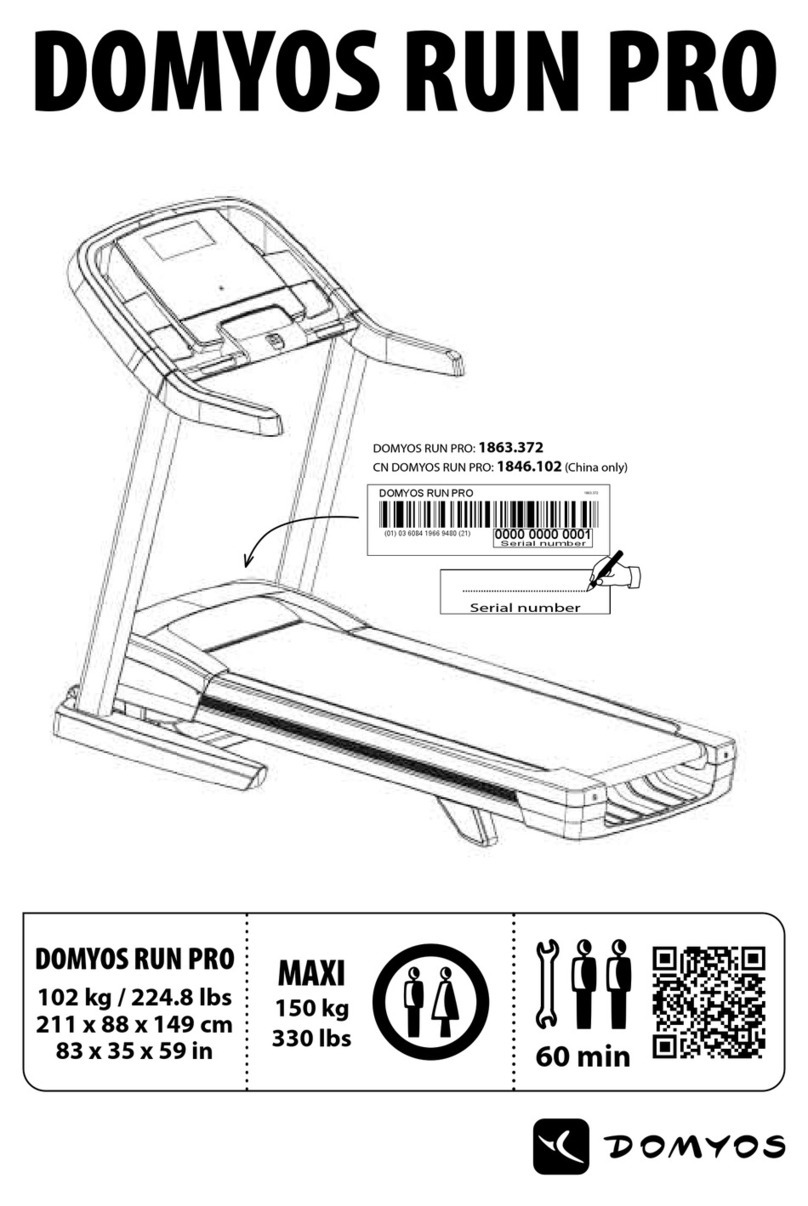 Domyos RUN PRO User manual