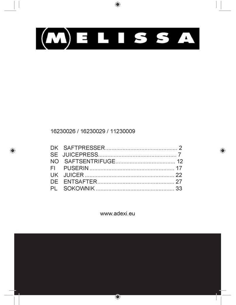 Melissa 16230026 user guide