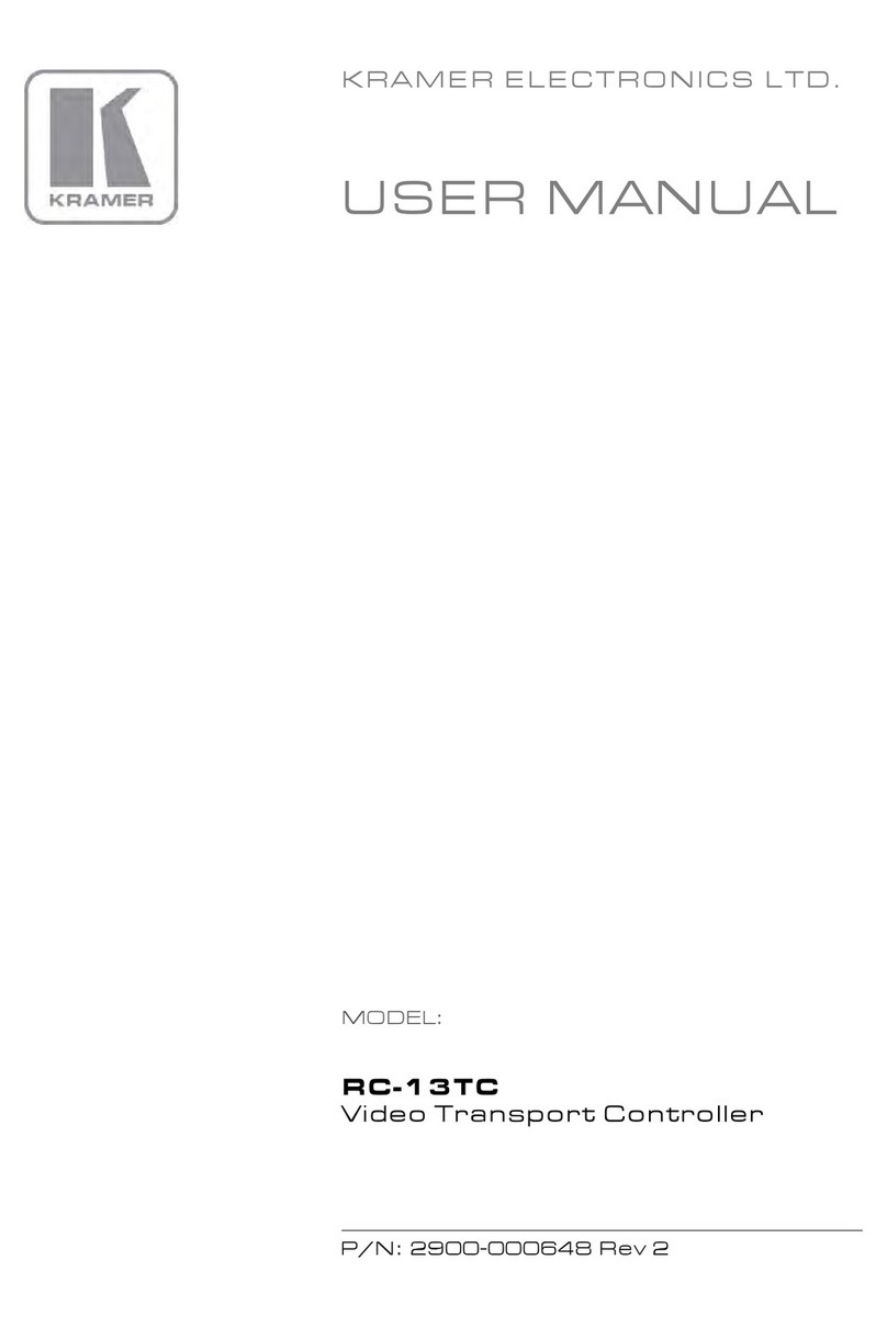 Kramer RC-13TC User manual