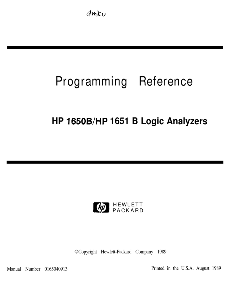 HP 1650B Owner's manual