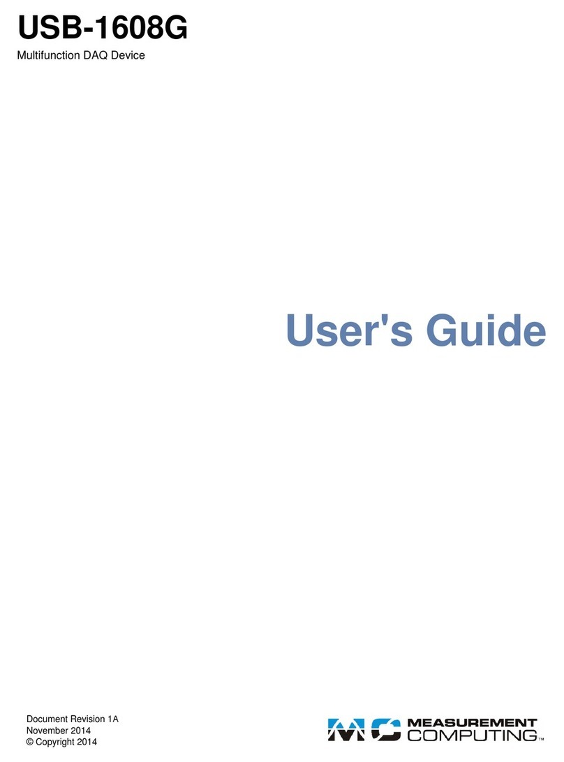 Measurement Computing USB-1608G User manual