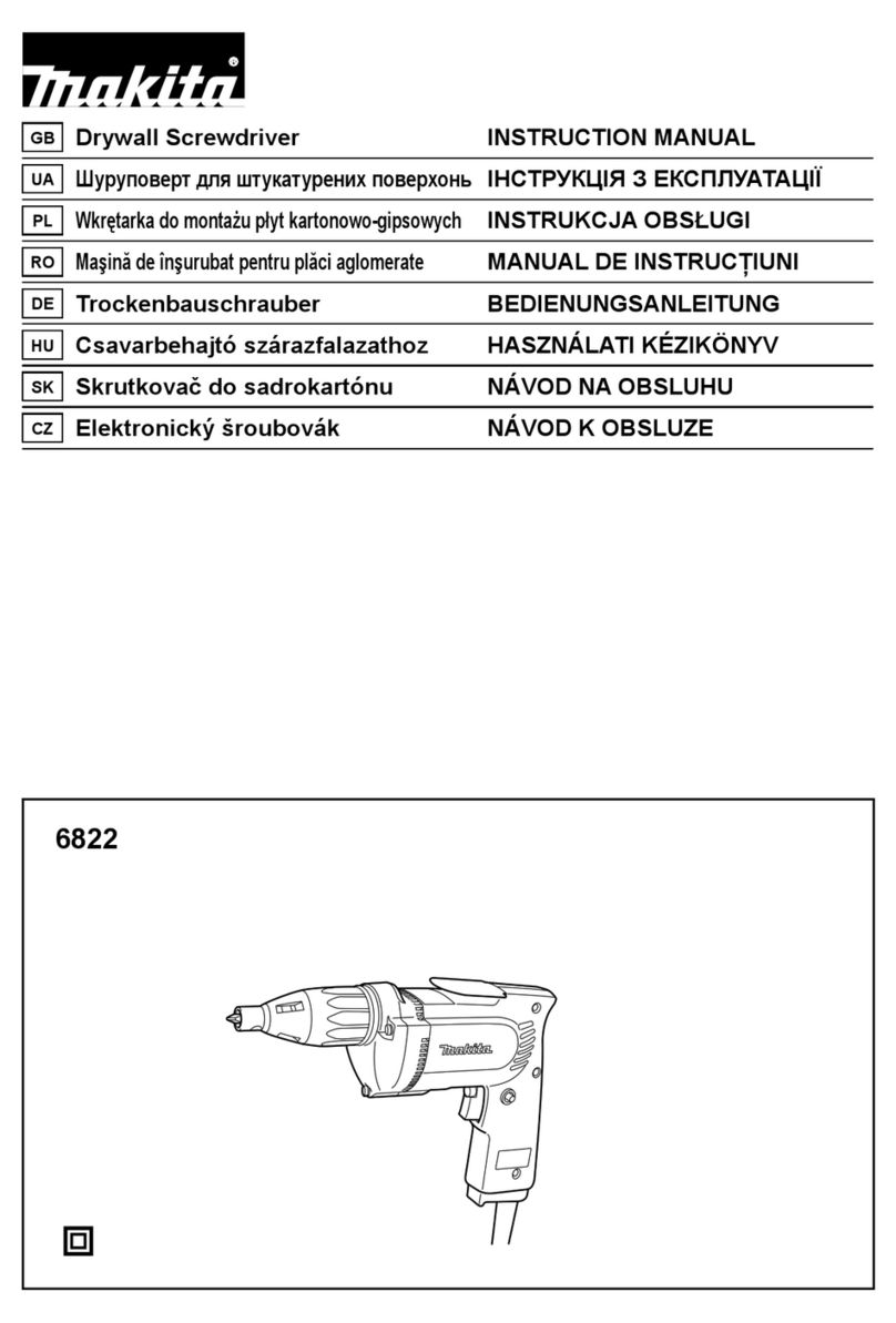 Makita 6822 instruction manual