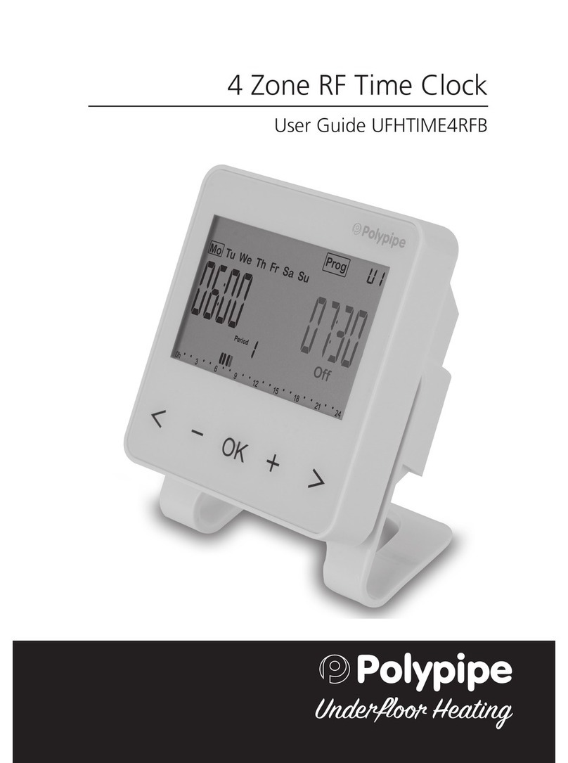 Polypipe UFHTIME4RFB User manual