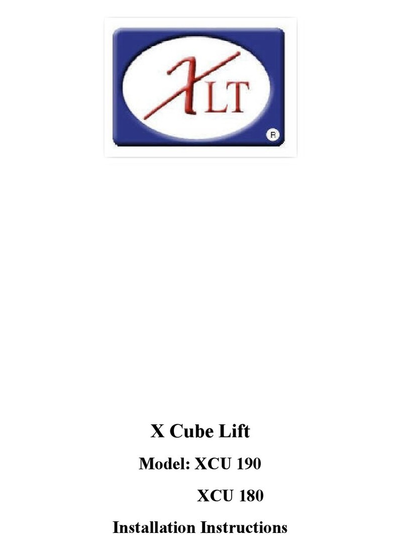 XLT Systems XCU 190 installation instructions