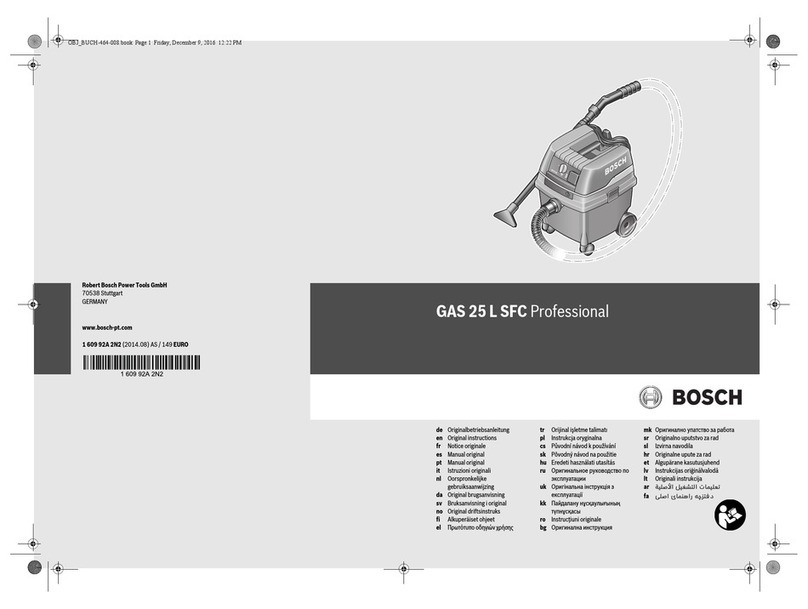 Bosch GAS 25 L SFC User manual
