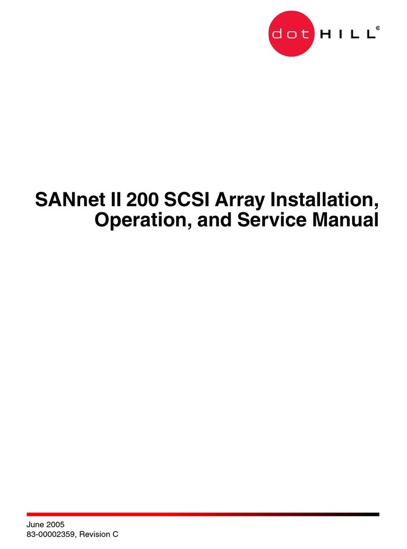 Dot Hill Systems SANnet II 200 Installation, operation and service manual