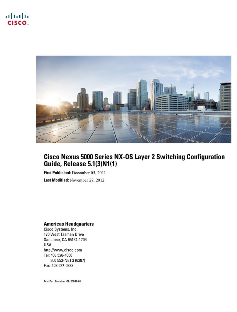 Cisco Nexus 5000 Series User manual