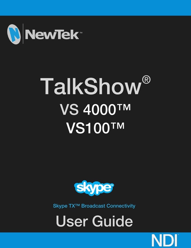 NewTek Talkshow VS-100 user guide