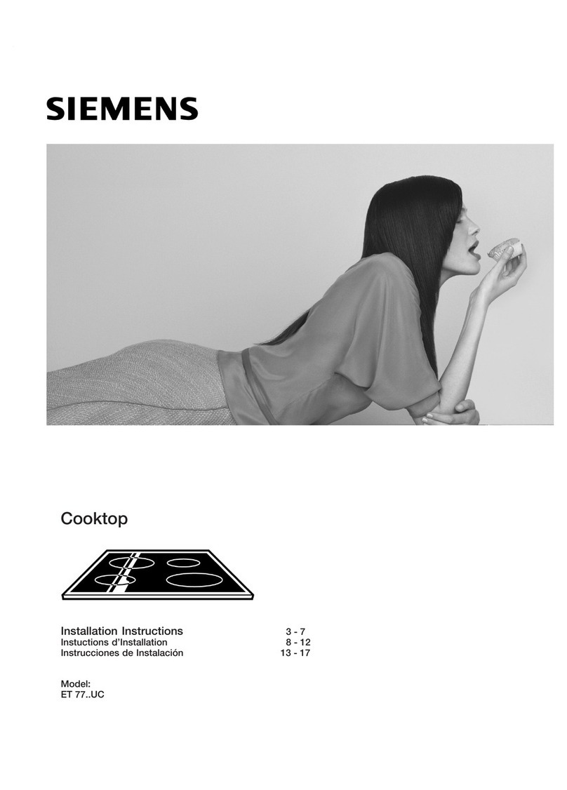 Siemens ET 77..UC User manual