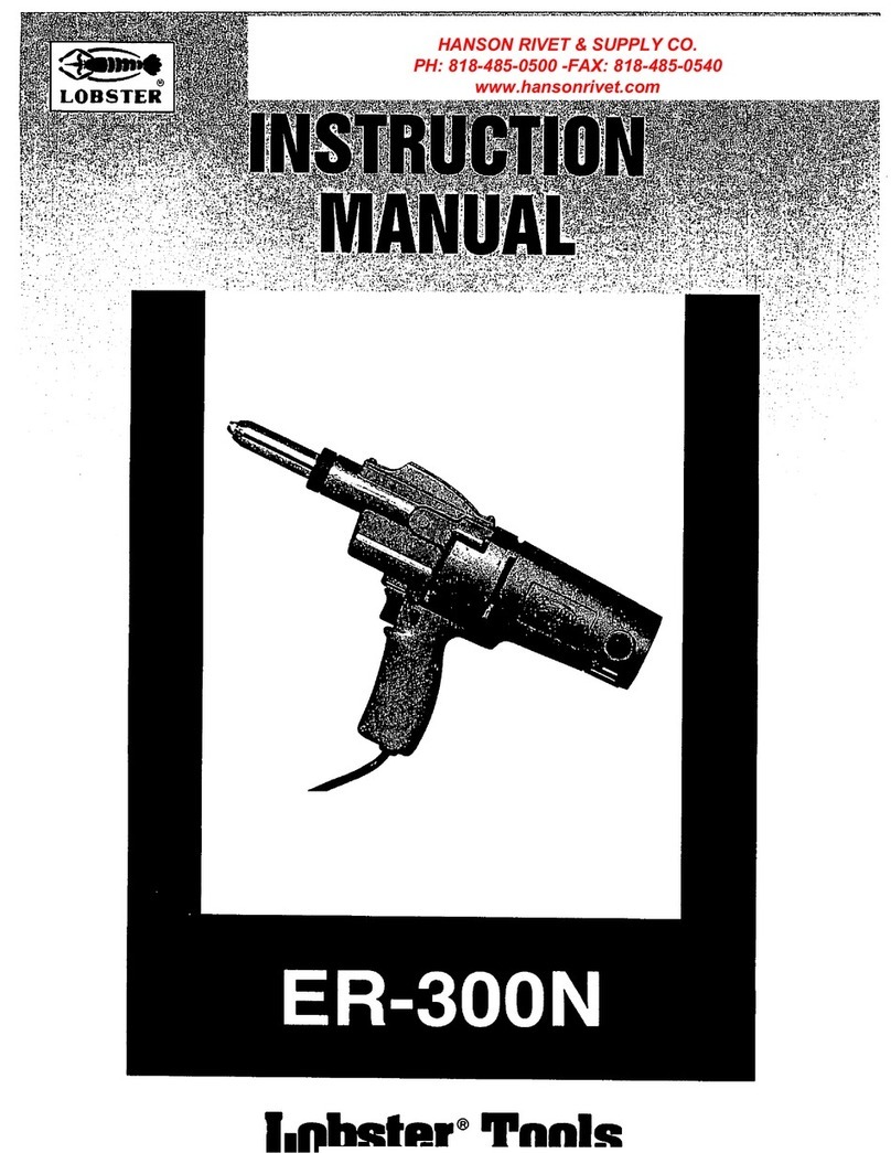 LOBSTER ER-300N instruction manual