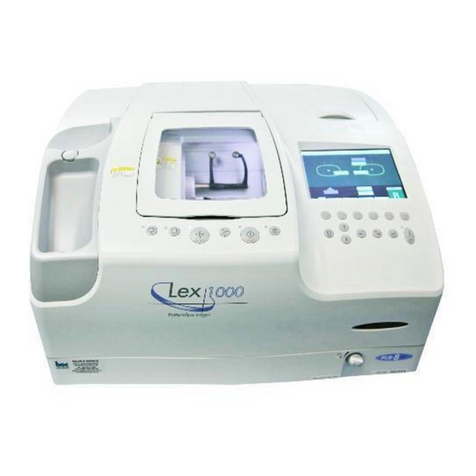 Nidek Medical Lex 1000 Operator's manual
